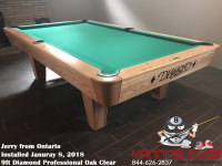 Jerry's 9ft Diamond Professional in Oak Clear Coat from Ontario