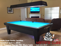 Hank's 9ft Pro AM PRC Black Table from North Carolina