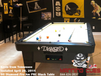 Kevin's 9ft Pro Am PRC Black Table from Tennessee
