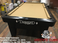 Benny's 8' Pro Am PRC Black Table from Tennessee