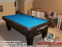 Joseph's 7' Pro Am PRC Black Table from Tennessee