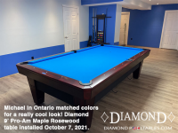 DIAMOND 9' PRO-AM MAPLE ROSEWOOD - MICHALE FROM ONTARIO - INSTALLED OCT 7, 2021