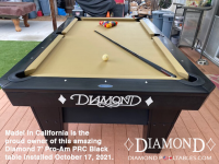 DIAMOND 7' PRO-AM PRC BLACK - MADEL FROM CALIFORNIA - INSTALLED OCT 17, 2021