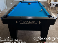 DIAMOND 7' PRC BLACK PRO-AM - LEE FROM TEXAS - INSTALLED MARCH 10, 2022